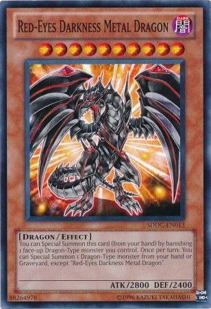 Red-Eyes Darkness Metal Dragon - SDDC-EN013 - Common Unlimited