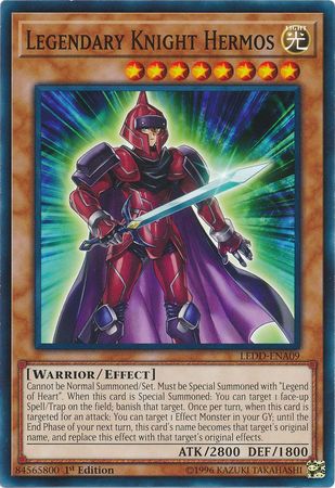 Legendary Knight Hermos - LEDD-ENA09 - Common 1st Edition