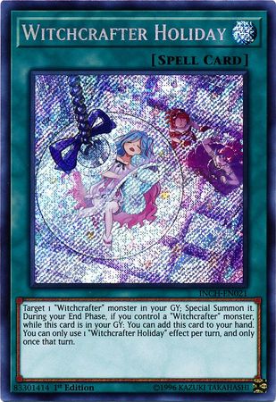 Witchcrafter Holiday - INCH-EN021 - Secret Rare 1st Edition español