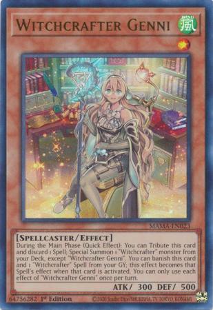Witchcrafter Genni - MAMA-EN023 - Ultra Rare 1st Edition