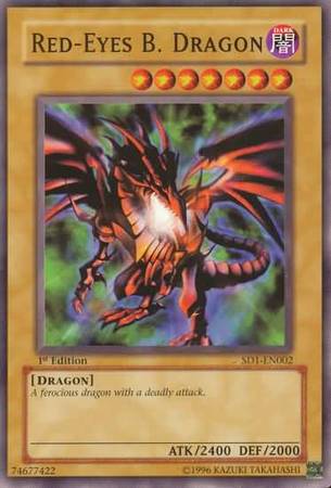 Red-Eyes B. Dragon - SD1-EN002 - Common 1st Edition