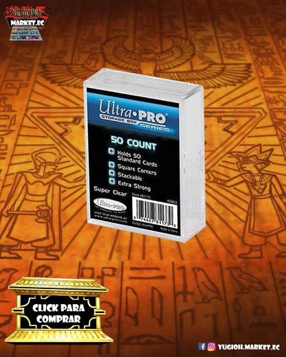 Ultra Pro - Cajas acrílicas - 50 cartas