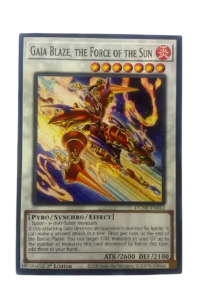 GAIA BLAZE, THE FORCE OF THE SUN Monstruos Synchro