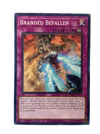 BRANDED BEFALLEN Cartas Trampas